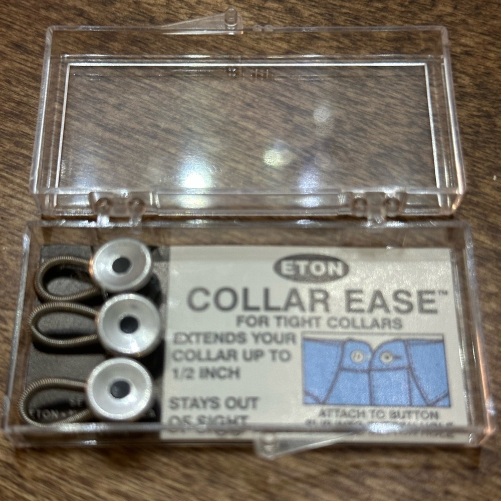 ETON Collar Ease for Tight Collars - Silver and Black